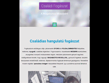 Tablet Screenshot of csaladi-fogaszat.com